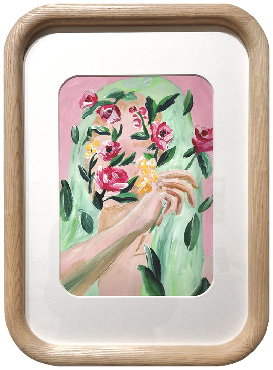 flower fairy has a rose