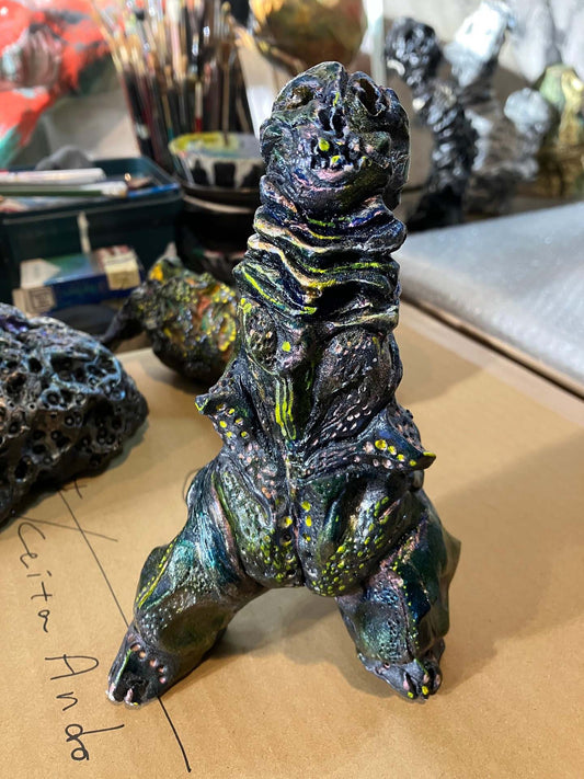 Demon statue to ward off evil spirits ""